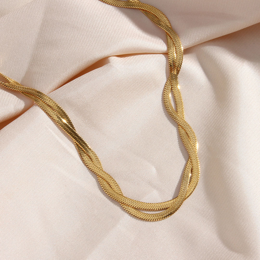 Madiorelle | Pulsera de Oro de 18K con Diseño Torcido