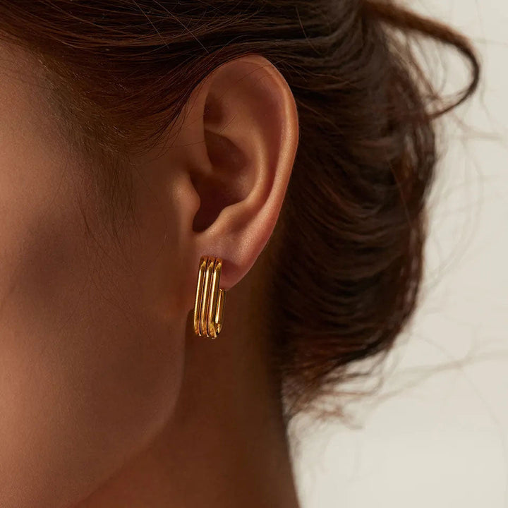 Charimelle | Pendientes de Oro de 18 Quilates