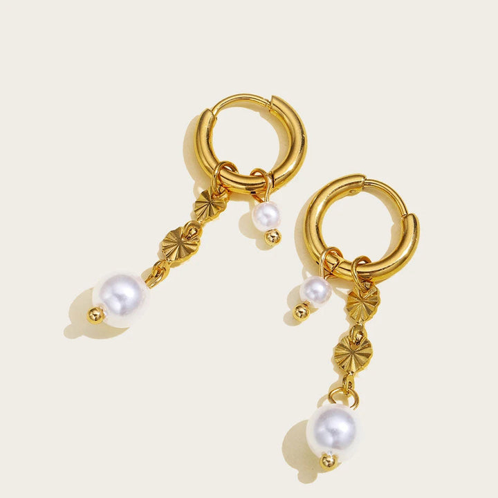 Lyannette | 18K Gold Sun Earrings