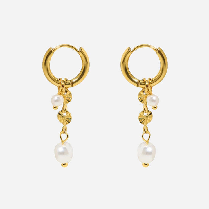Lyannette | 18K Gold Sun Earrings