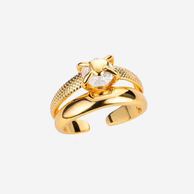 Melaniquee | Anillo de Oro de 18 Quilates