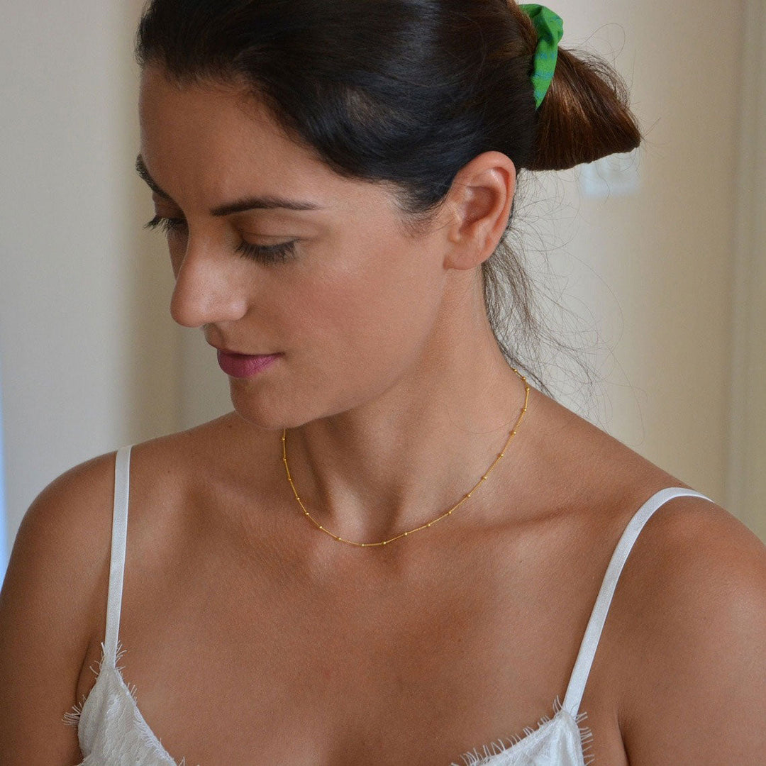 Jaurelynn | Collar de Oro de 18 Quilates