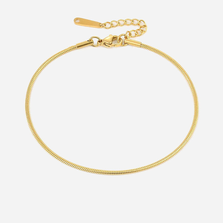 Shanileigh | Pulsera Tobillera Rosa de Oro de 18K