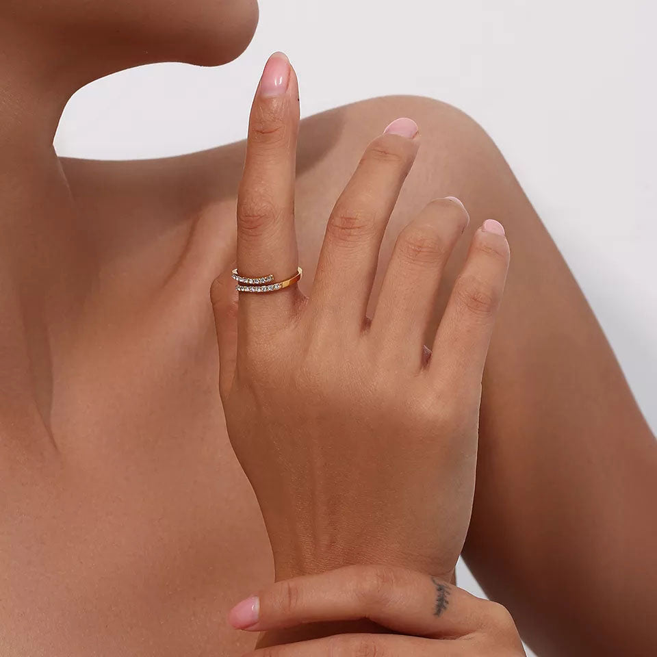 Miralyssa | Anillo de Oro de 18 Quilates