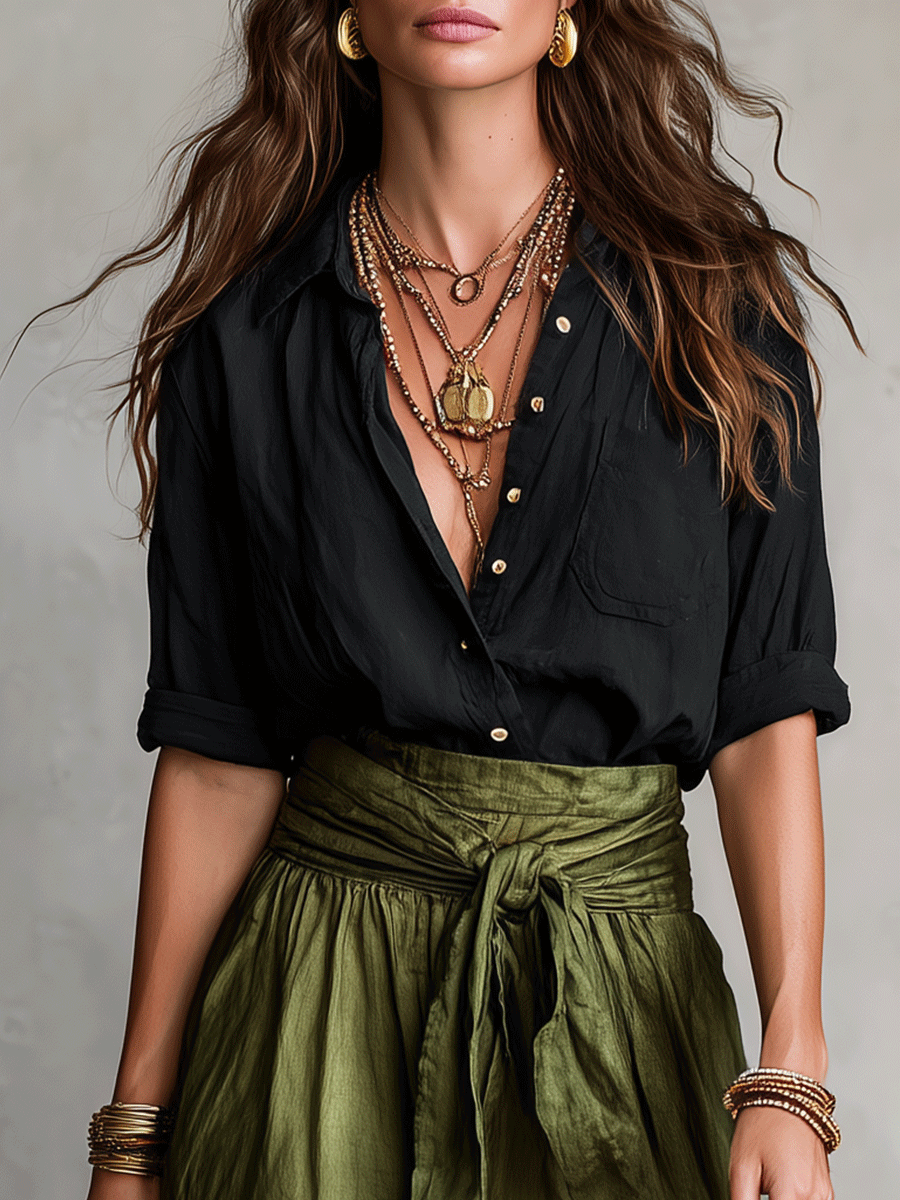 Lucia | Conjunto de Falda Boho de Elegancia Sin Esfuerzo