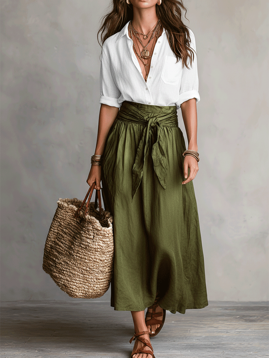 Lucia | Conjunto de Falda Boho de Elegancia Sin Esfuerzo