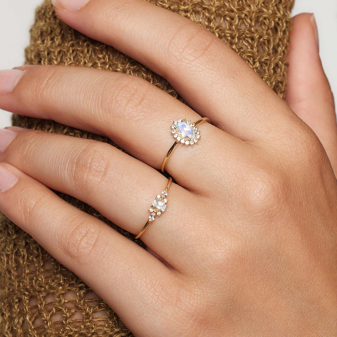 Lioravelle | Anillo de Diamante Violeta en Oro de 18 Quilates