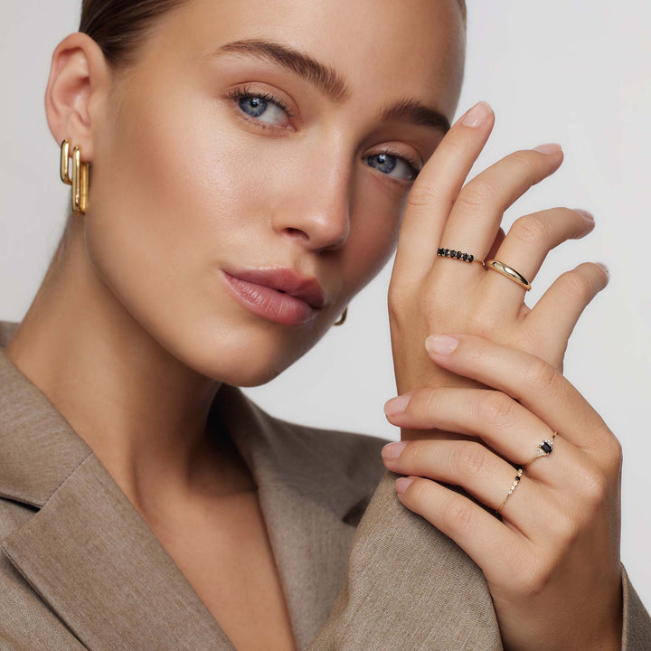 Velerianne | Anillo de Oro Sólido de 14k