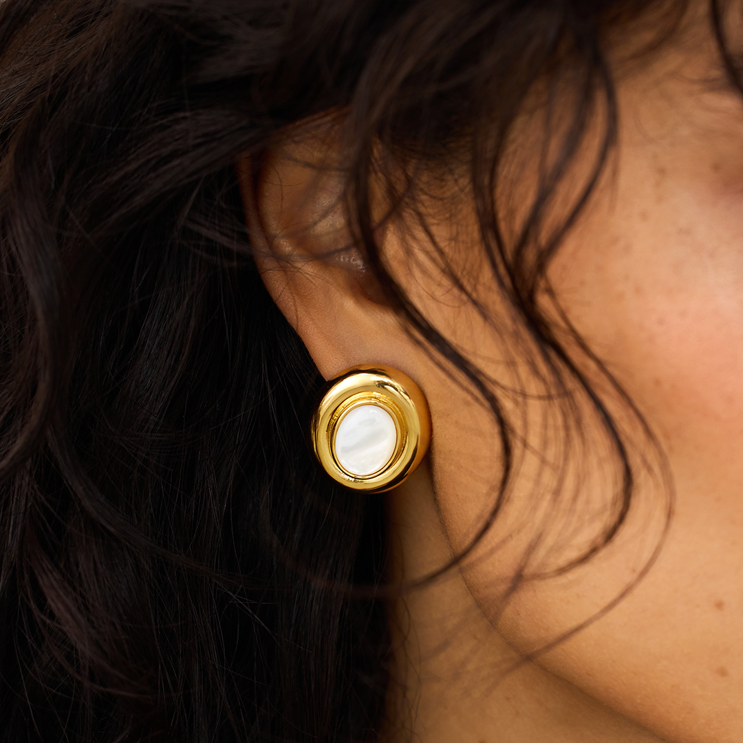 Ameliyana | Pendientes Aro de Oro de 18k