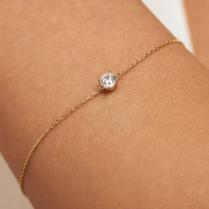 Dalynette | Pulsera de Moissanita en Oro de 14k