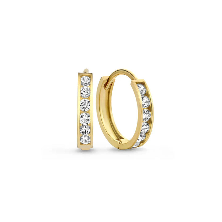 Syrenellee | Conjunto de Pendientes de Oro de 14k