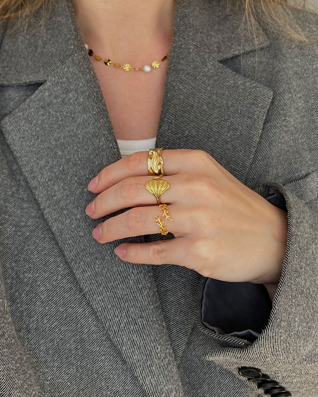 Jaylinette | Gran Anillo de Oro de 18K