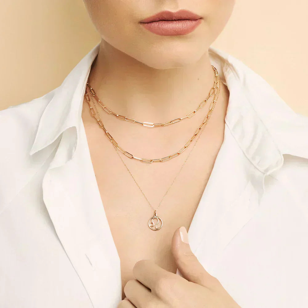 Rosalyette | Collar Zodiacal en Oro de 18k