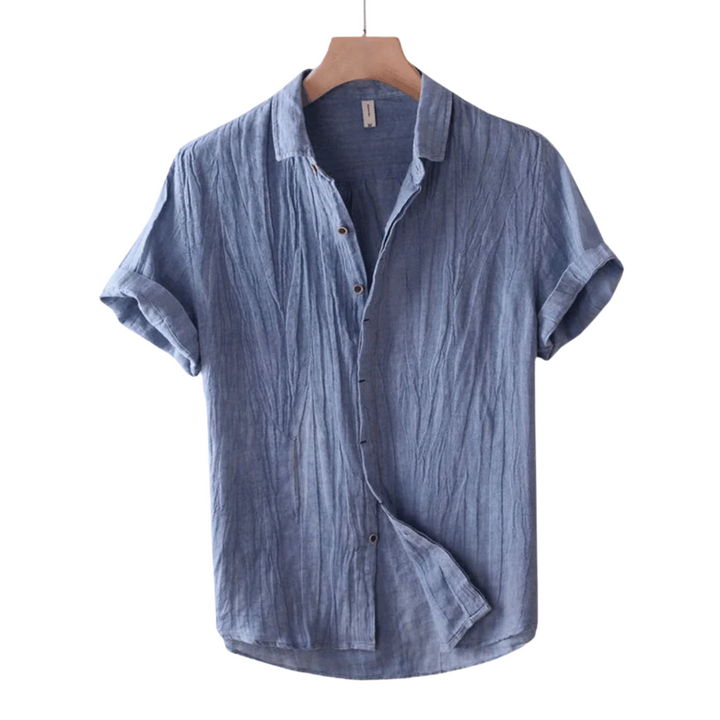 AnaJosé™ — Camisa de manga corta con botones, estilo elegante