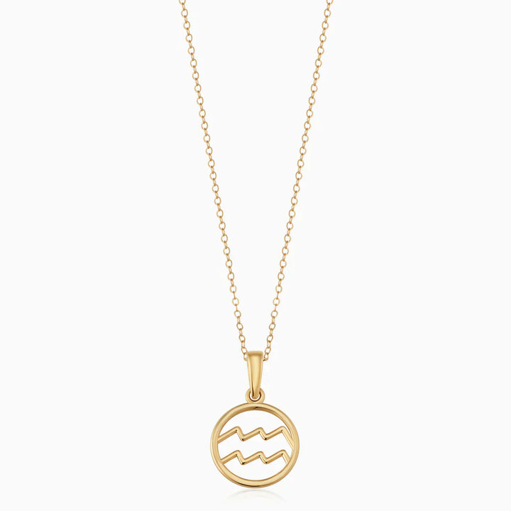 Rosalyette | Collar Zodiacal en Oro de 18k