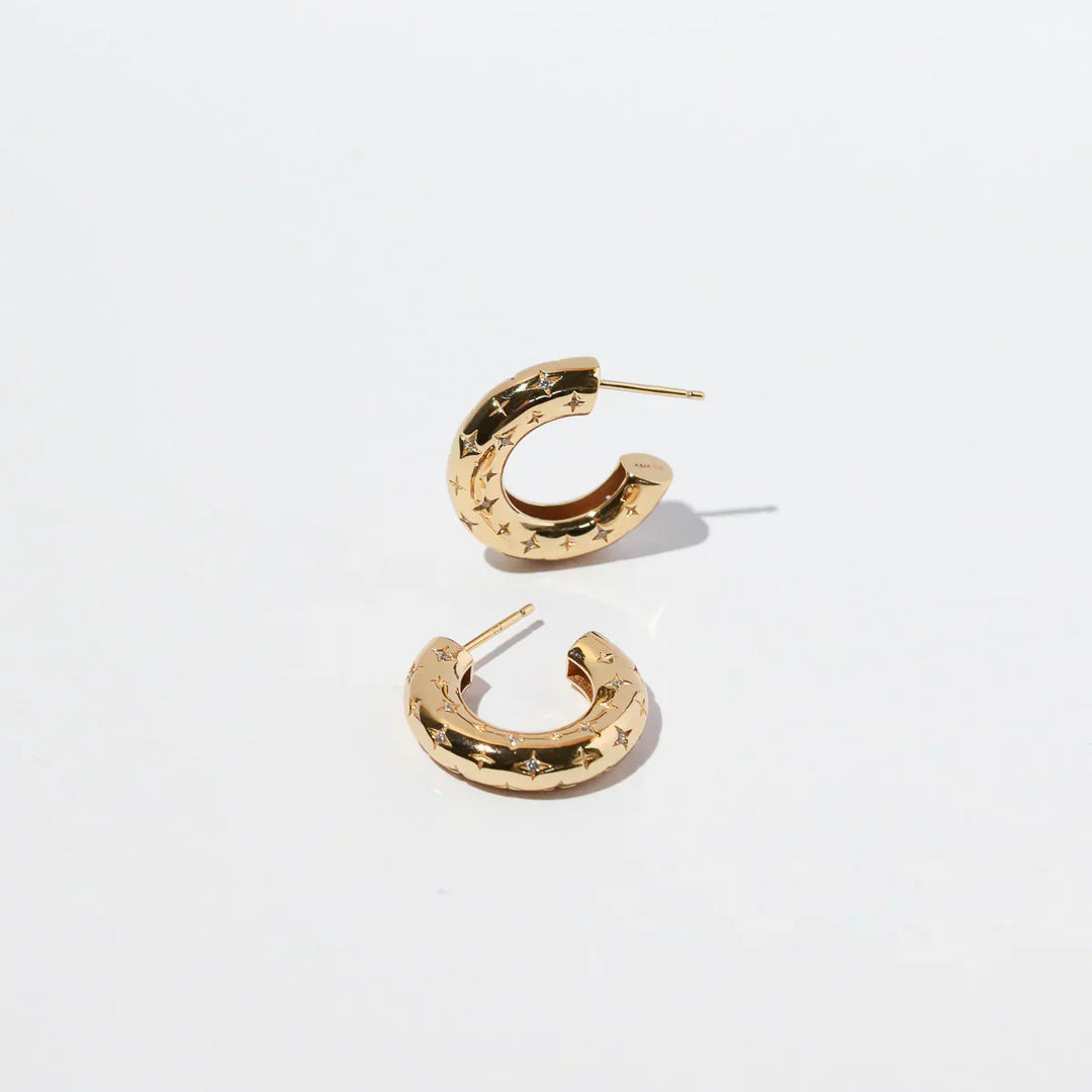 Florenzia | Pendientes de Estrella en Oro de 18k