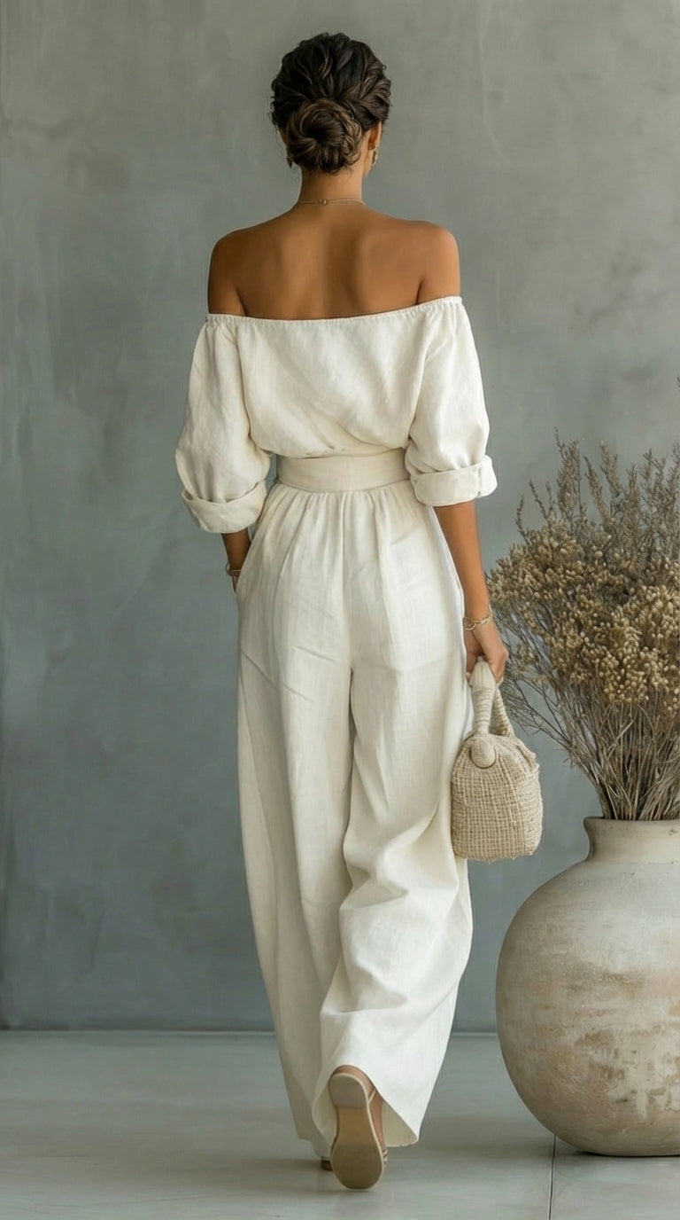 Arabella | Conjunto exclusivo efecto lino para un verano con estilo