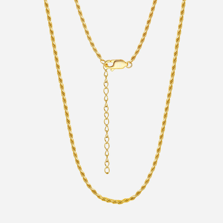 Mikalynne | Cadena de Oro de 18K con Diseño de Cuerda