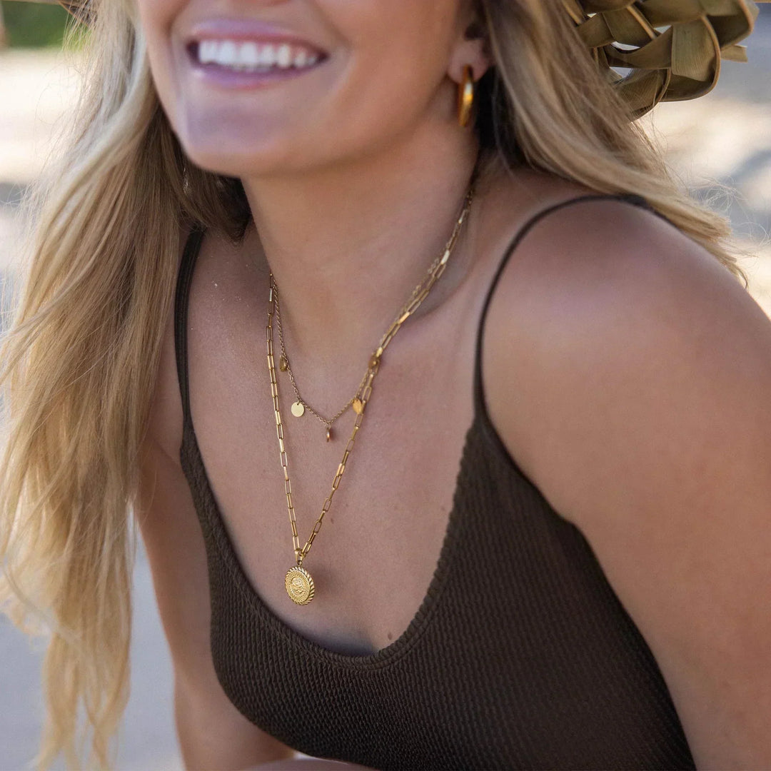 Thessalya | Collar de Buda en Oro de 18 Quilates