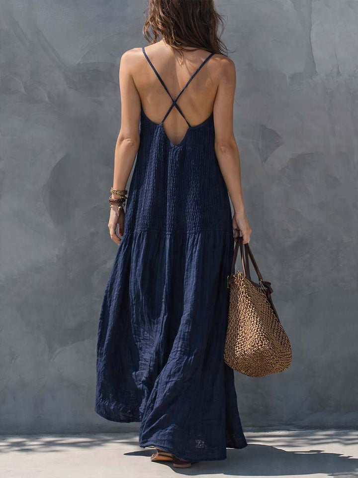 Jimena™ | Vestido maxi patchwork bohemio