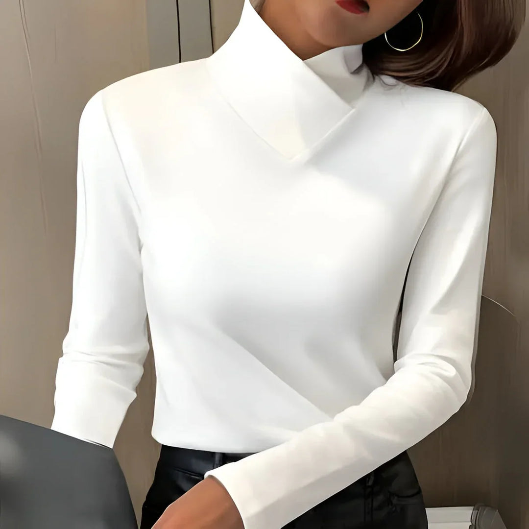 Estella™ | Jersey de cuello alto elegante