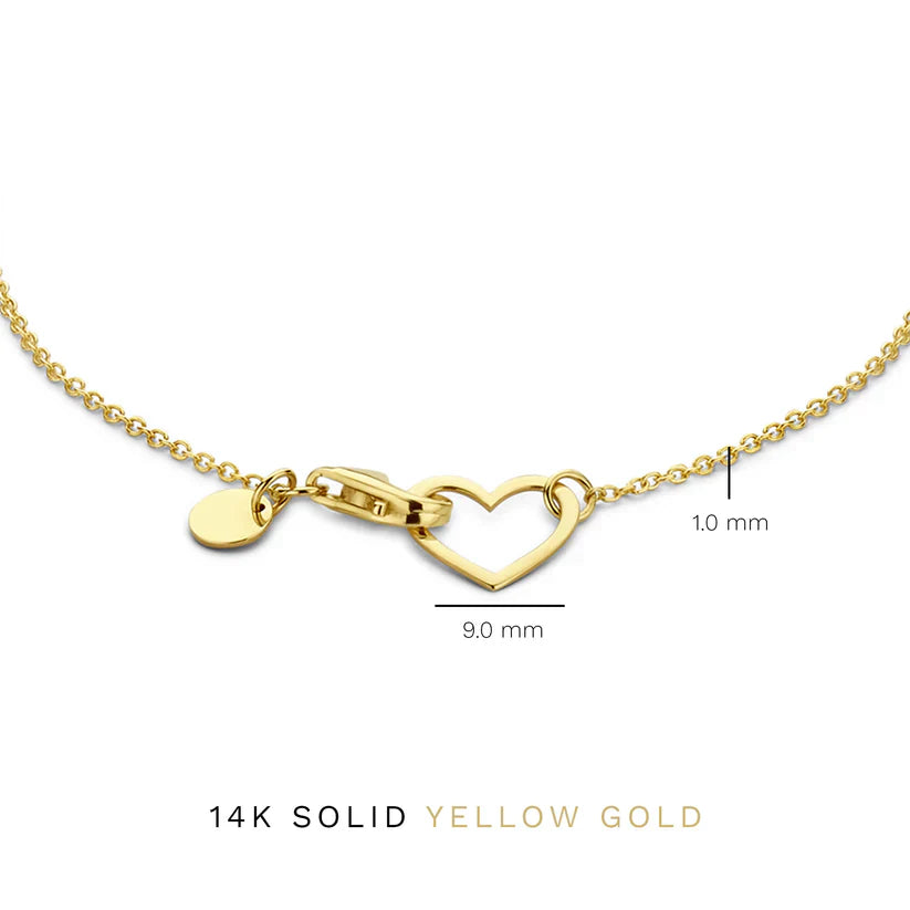 Olivianne | Pulsera de Oro de 14 Quilates