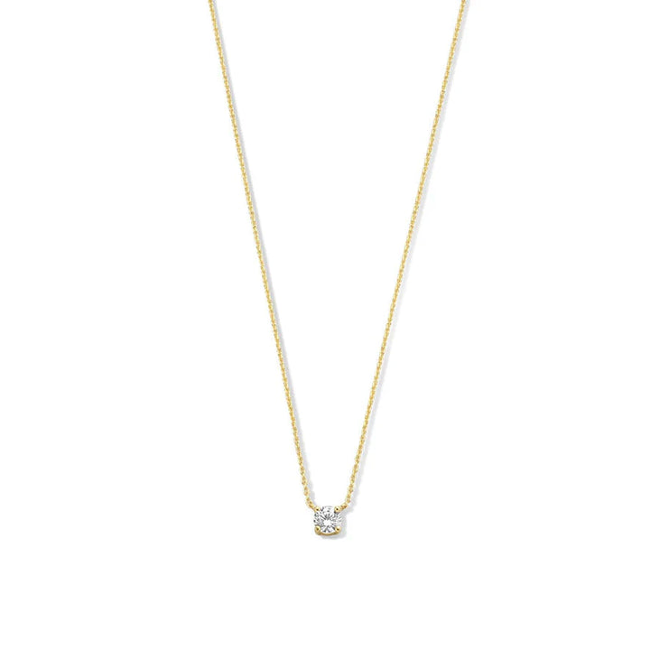 Ysavienna | Collar de Moissanita en Oro de 14k