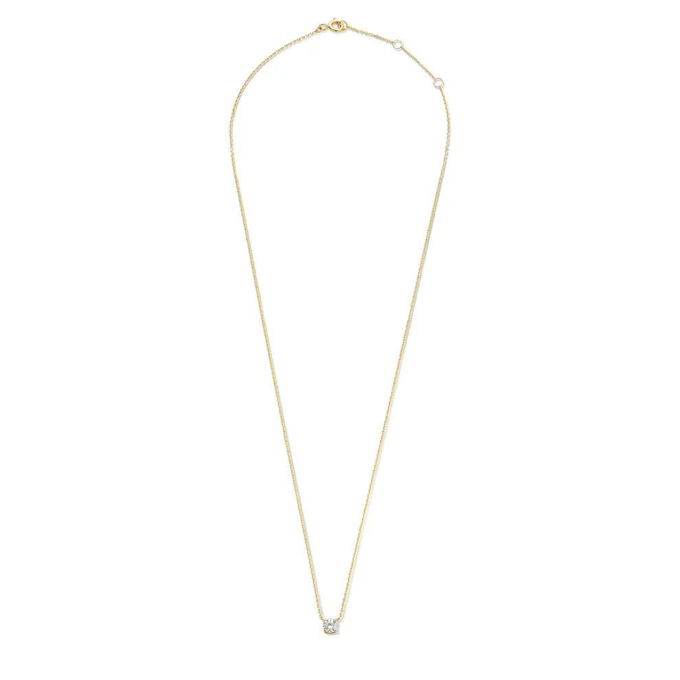 Ysavienna | Collar de Moissanita en Oro de 14k