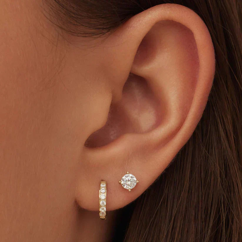 Syrenellee | Conjunto de Pendientes de Oro de 14k