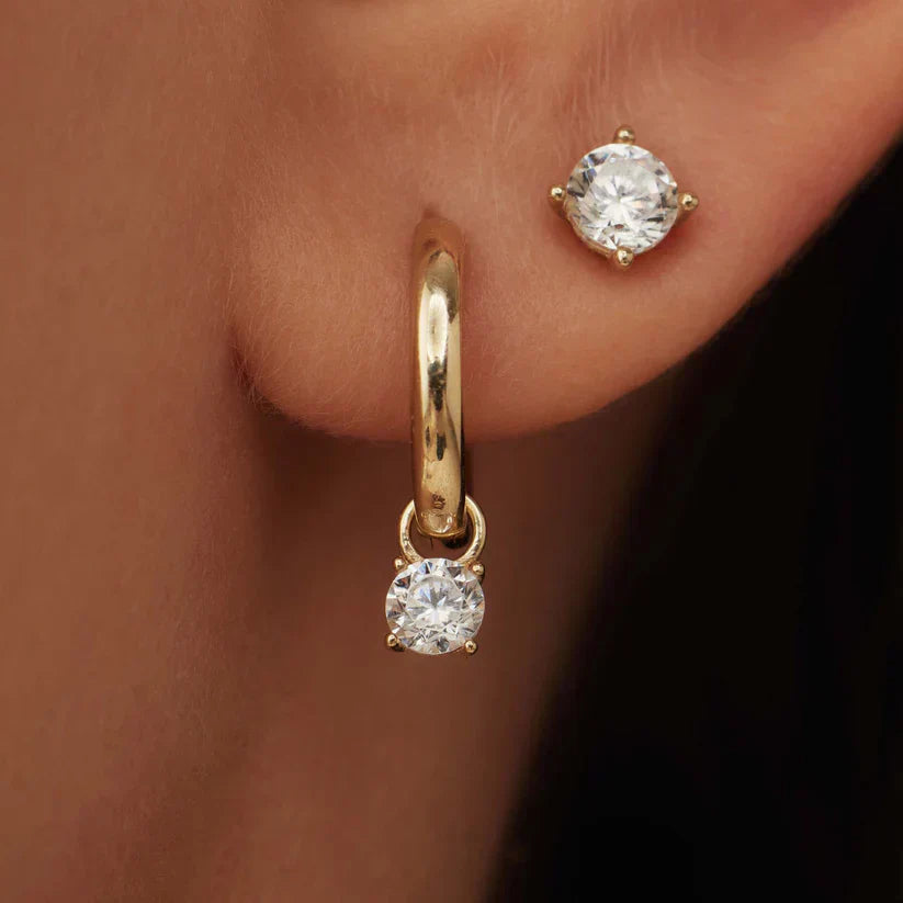 Krizalyssa | Pendientes de Diamantes en Oro de 18k